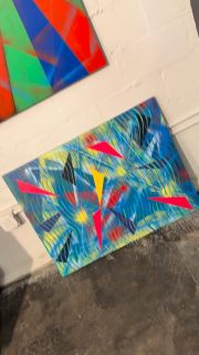 Another day in the studio. Hoping to surprise myself. Sometimes I do. Or the universe does. I’m just along for the ride. Those are the moments.  #art #artist #collage #acrylic #collageart #abstractart #contemporaryartcollectors #contemporaryart #randsnell #recovery