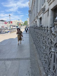 Observations: In Madrid, in summer, one quickly learns to walk in the shade; every other word is “vale”, that’s all the Spanish one needs; people smile a lot; there are a lot of beautiful people here, young and old, and everyone mixes well; jet lag is real and I am just starting to feel ok five days in; I might have a crush on a server at the Venezuelan restaurant in the next block;  don’t want to leave. #madrid #travel #españa