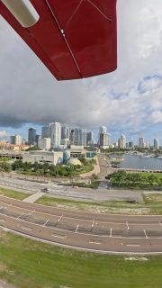 Chris’ GoPro caught my takeoff from Albert Whitted this morning. Lots of fun today! #aviation #avgeek #aircam #seaplane #dtsp