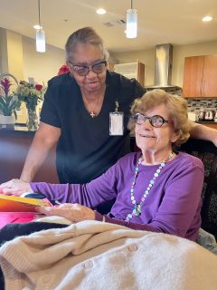 I said a quiet goodbye to Ella Friday, telling her I loved her like my mother had loved her. She had suffered a massive stroke three weeks ago, then another while in the ICU, and although I would like to believe she heard me, she lay quiet and unresponsive. 

Ella died the next morning. She was 78 years old. 

Ella saved my mother’s life in the difficult days following my mother’s emergency abdominal surgery, at age 92. She and my mother had bonded when my mother needed occasional overnight care in the months before. In the hospital Ella kept my mother cleaned and turned, oriented with her soft voice. She could get my mother to eat when no one else could, to take her medicine, to keep going when my mother wanted to let go. 

Her hard years working in nursing homes had given her a unique set of caregiving skills. But what mattered most was the friendship of these two women who understood and respected and loved each other.

Ella loved me too. She understood how hard it was to manage the responsibility I had and how lonely I was during those long years. Every Christmas she had presents for me, as well as my mother. She was a generous, giving person.

When my mother died three years ago, at 99, it was hard on Ella. 

I stayed in touch with Ella and all my mother’s caregivers. They are family, and we share experiences no one else can understand. 

Sending much love to Ella’s children Lawrence and Maxine, and all her grandchildren.