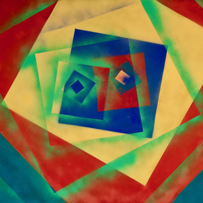 Conversation 1, 30” x 40” acrylic on wood panel, 2025.